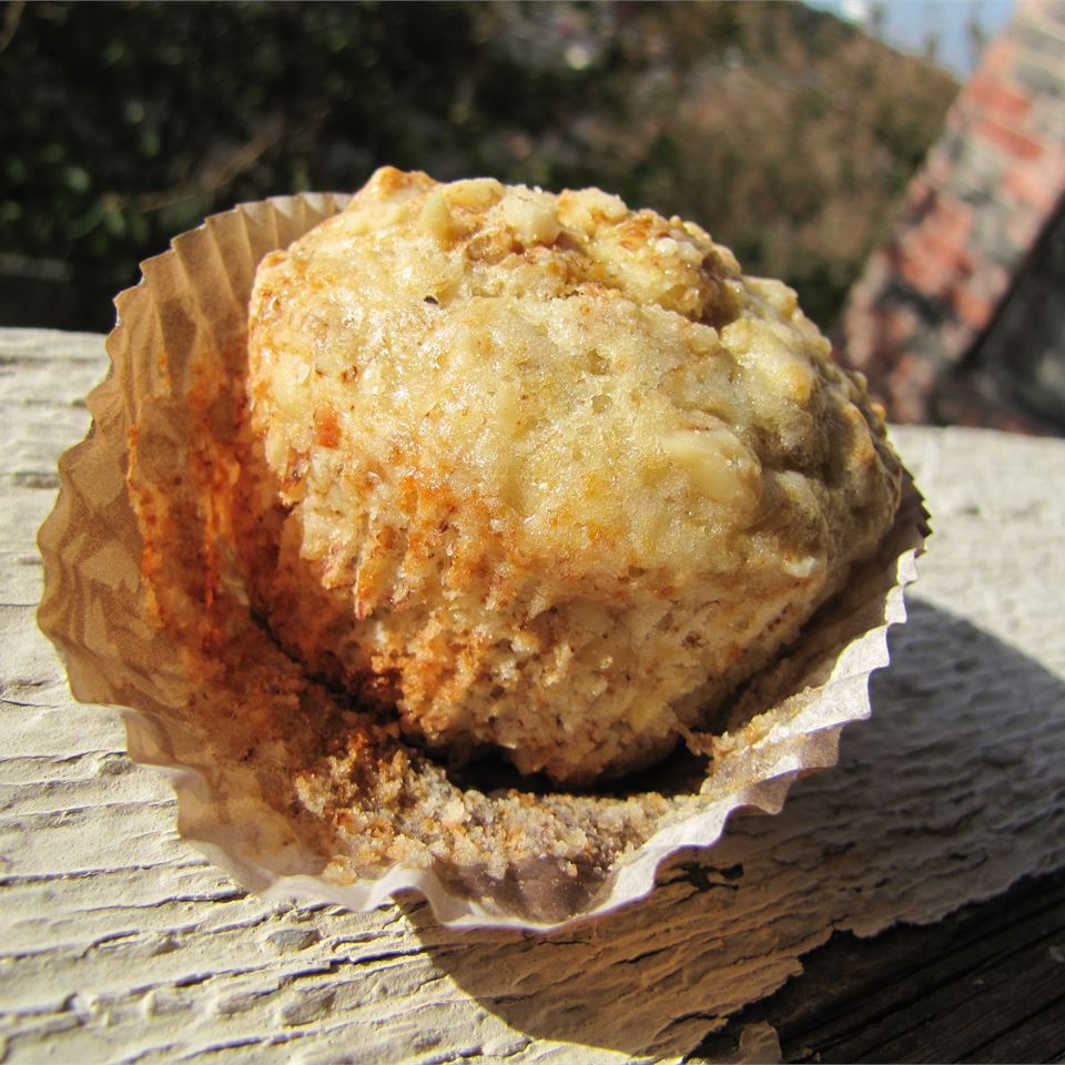Lemon-Infused Banana Nut Muffins