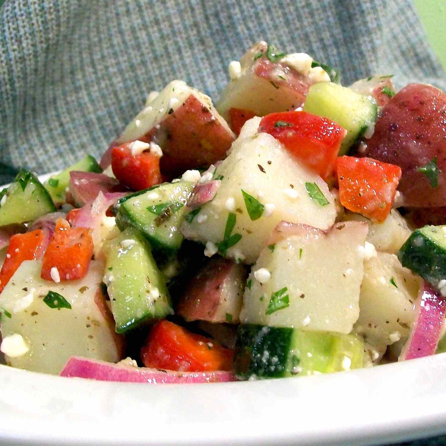 Lemon Mediterranean Potato Salad