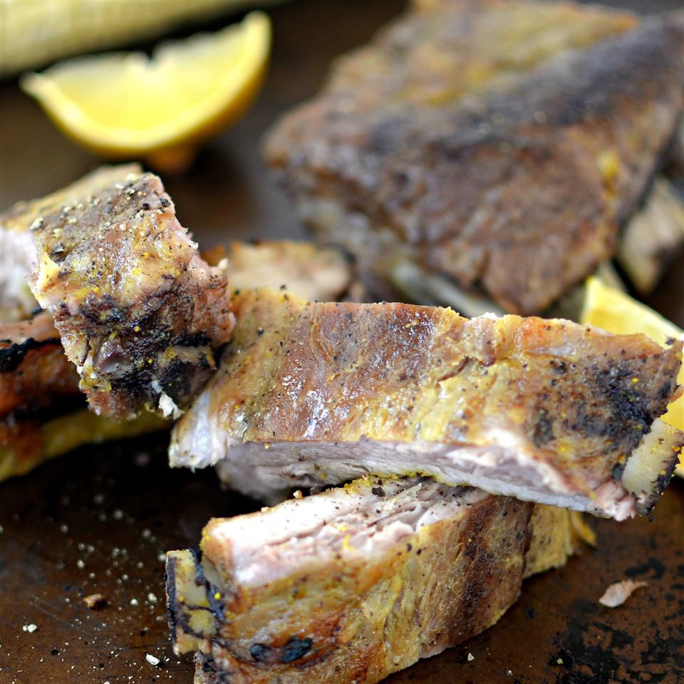 Lemon Pepper Grilled Back Ribs