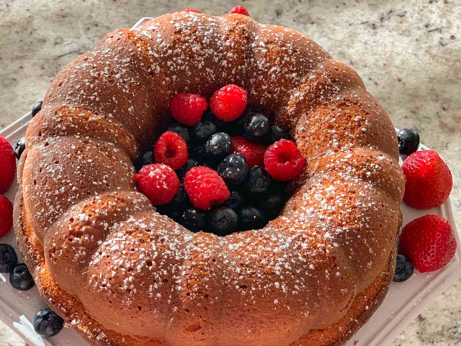 Lemon Vanilla Pound Cake