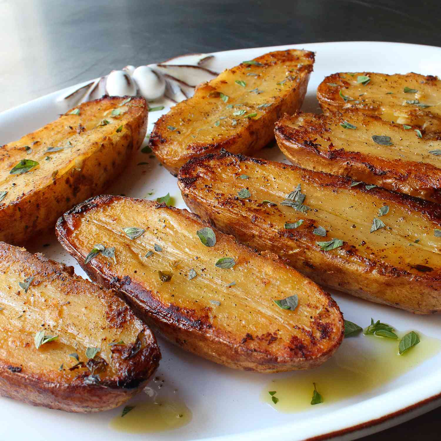 Lemon Zest Roasted Potatoes