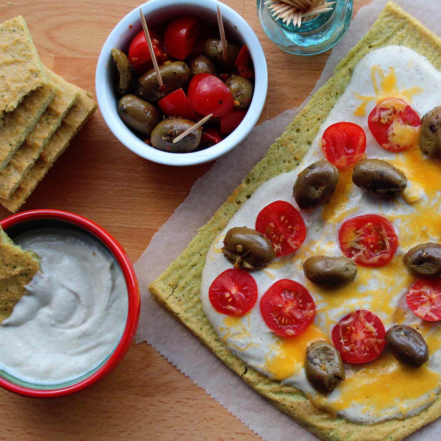 Lentil Falafel Pizza