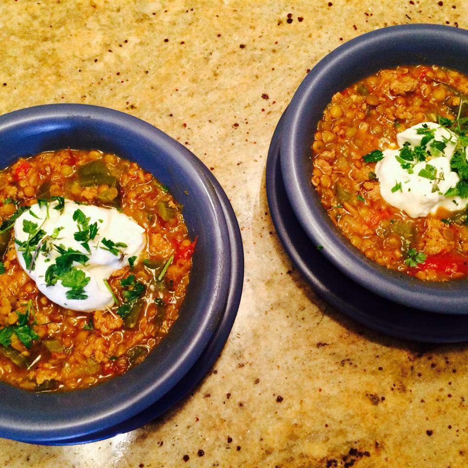 Lentil Turkey Chili