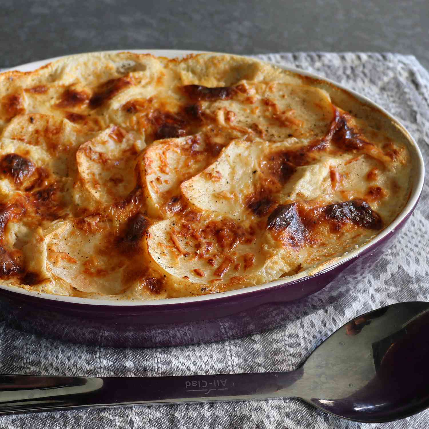 Lighter Scalloped Potato Gratin