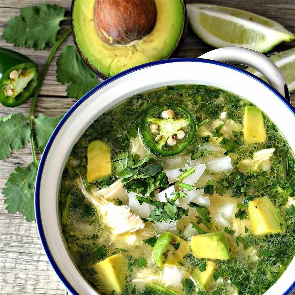 Lime Avocado Spicy Soup