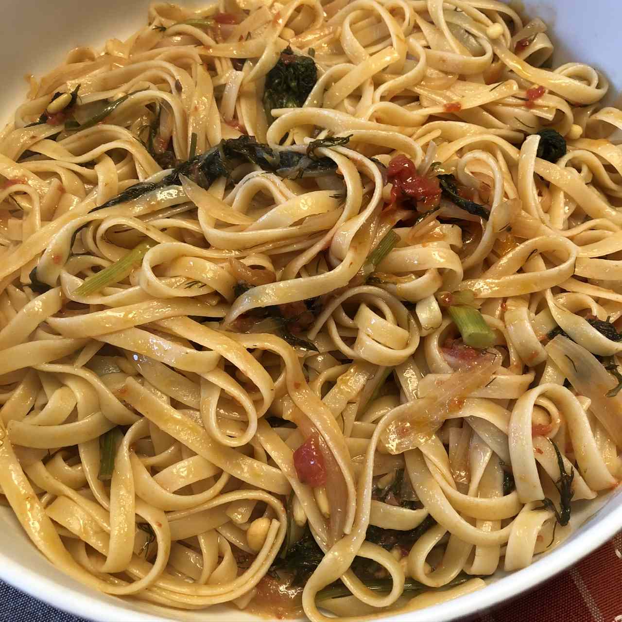 Linguine with Fennel and Onions