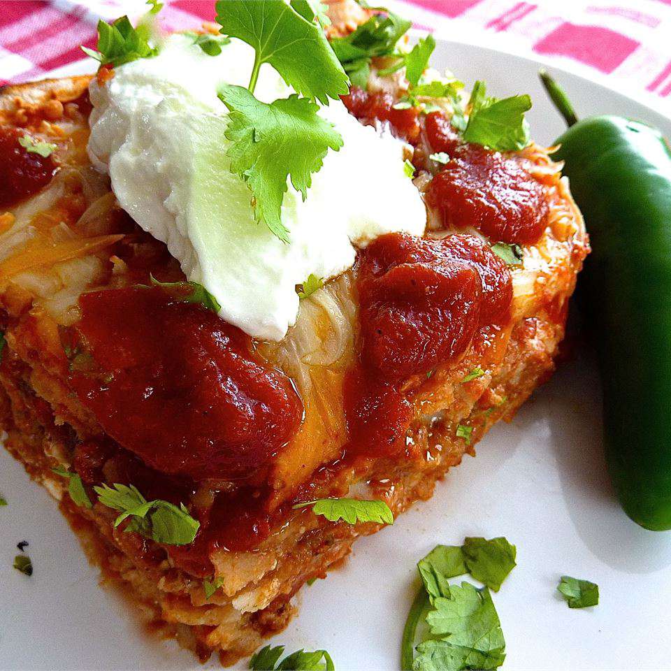 Lite Mexican Lasagna