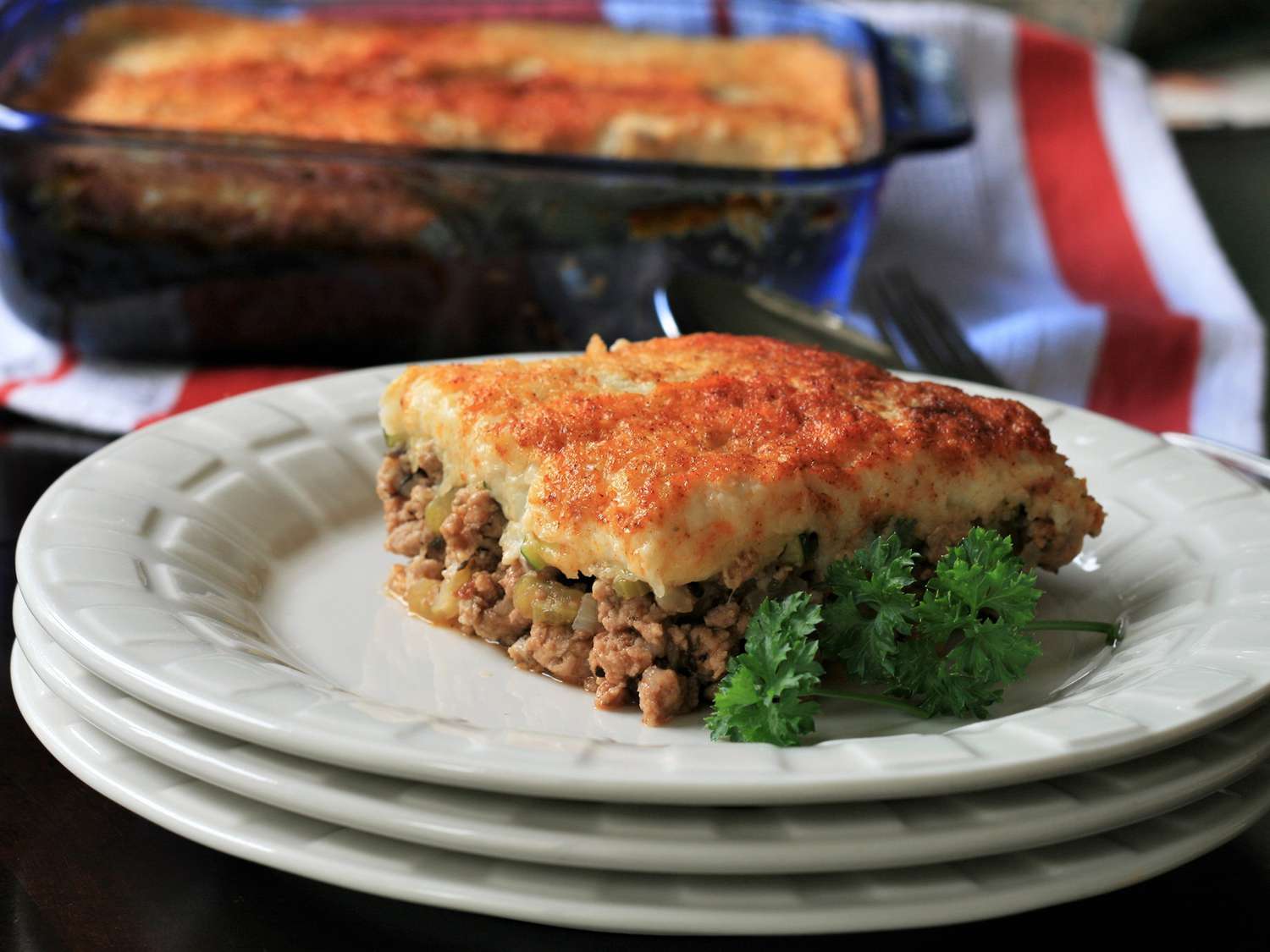 Low-Carb Shepherd's Pie with Cauliflower Mash