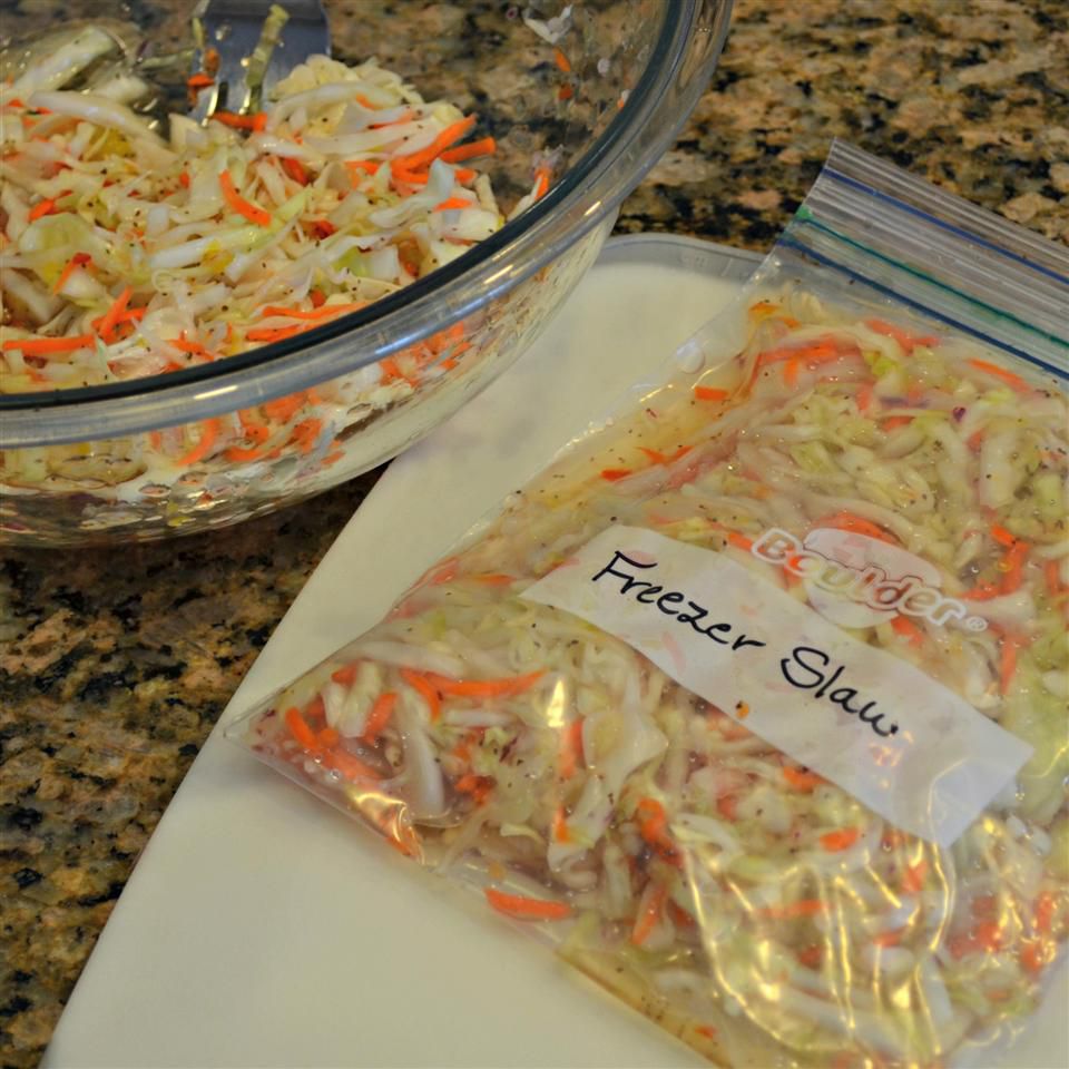 Make-Ahead Freezer Slaw