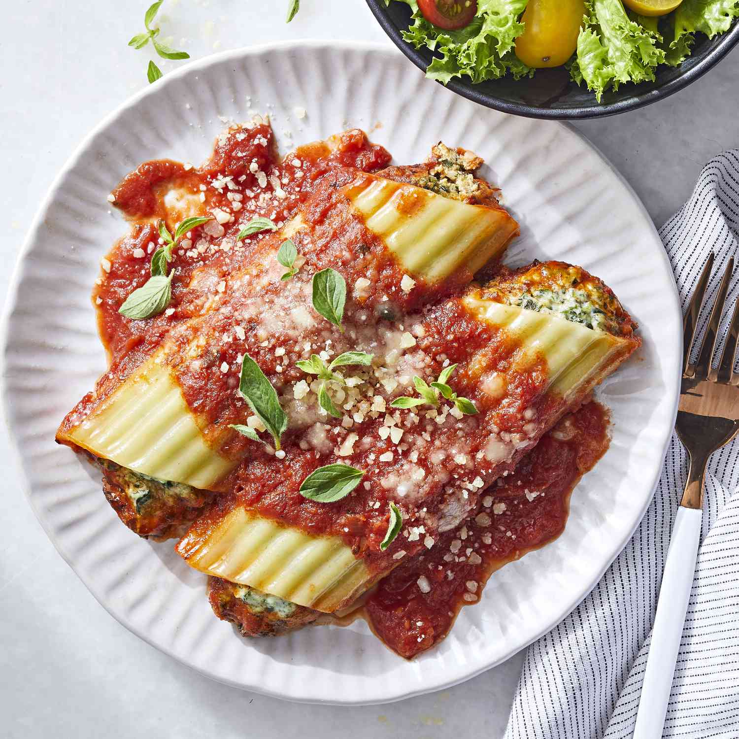 Make-Ahead Stuffed Manicotti