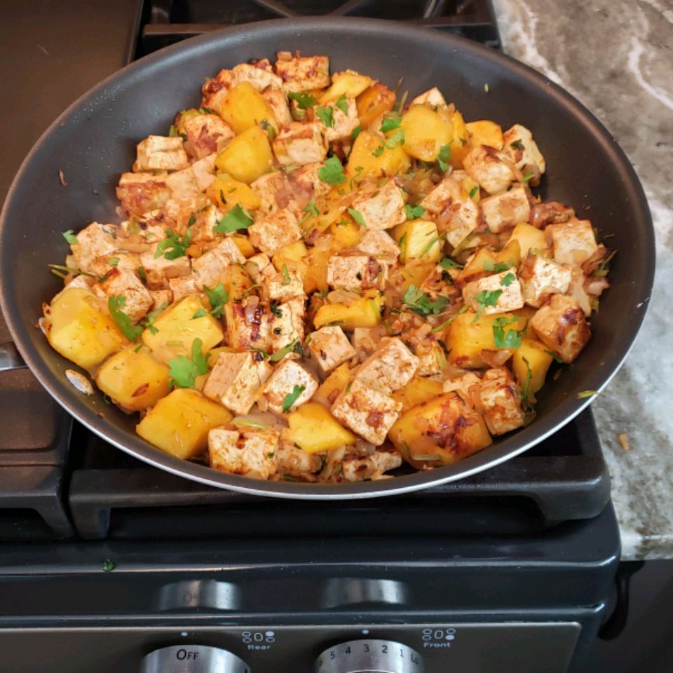 Mango Cilantro Tofu Tacos