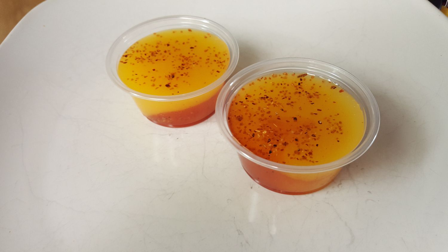 Mango Vodka Jell-O Shots