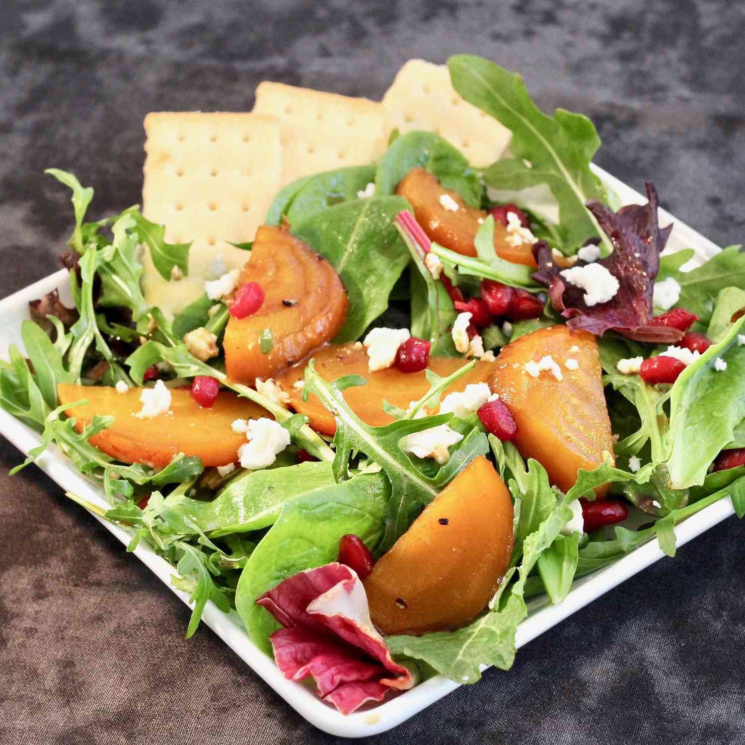 Maple Balsamic Roasted Beet Salad