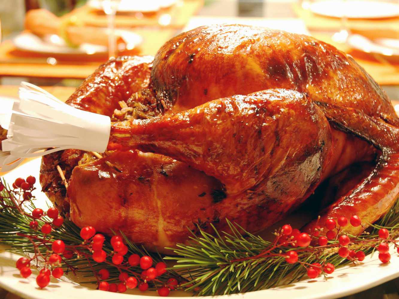 Maple-Glazed Roast Turkey with Gravy