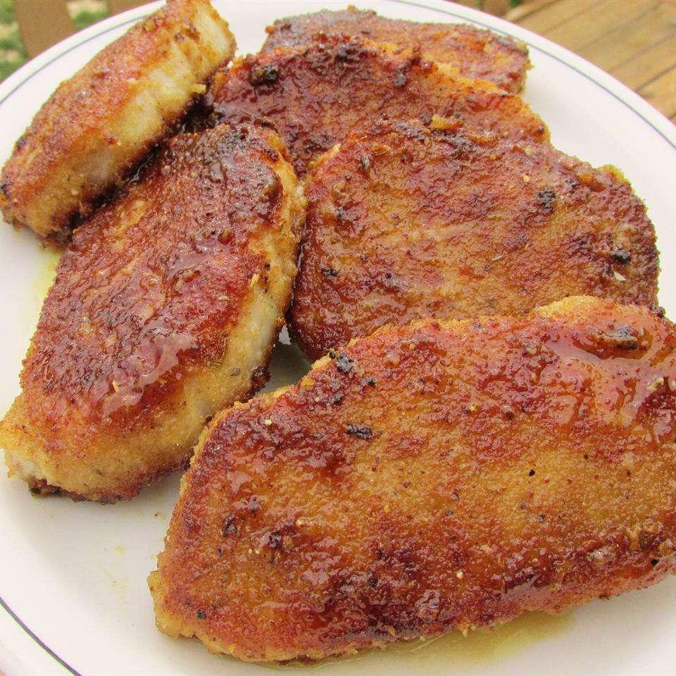 Maple Mustard Pork Chops