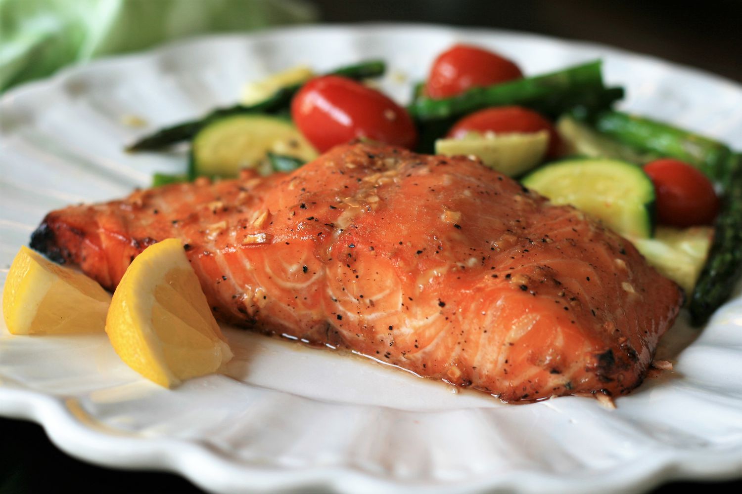 Maple Soy Grilled Salmon