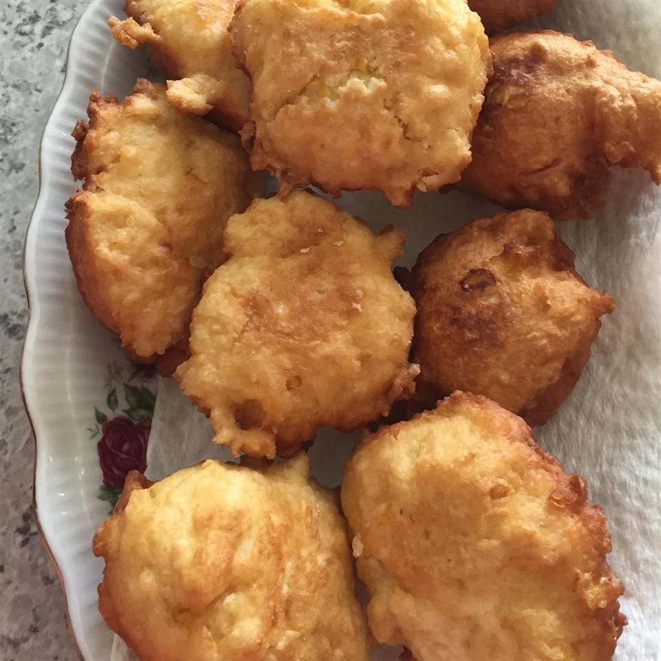 Maple Syrup Corn Fritters