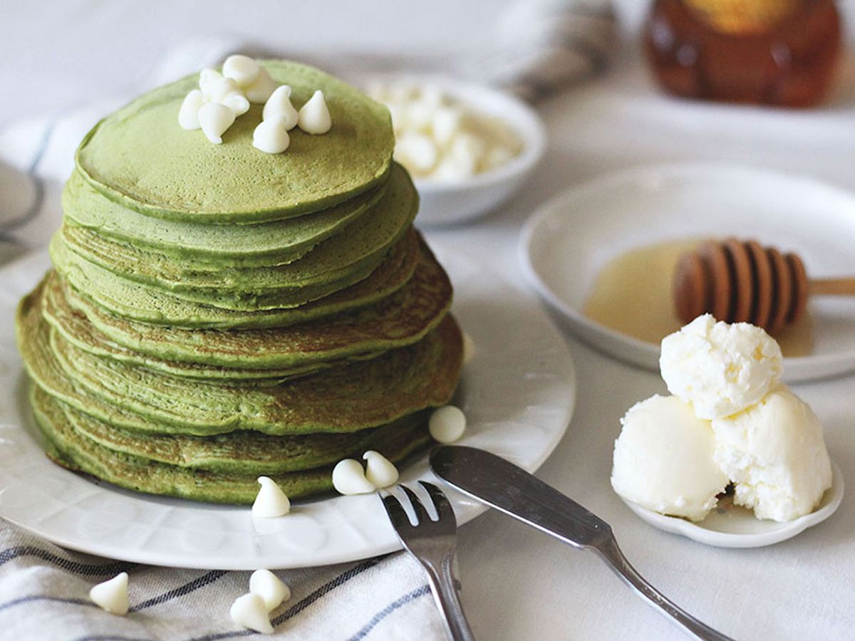 Matcha Flapjacks