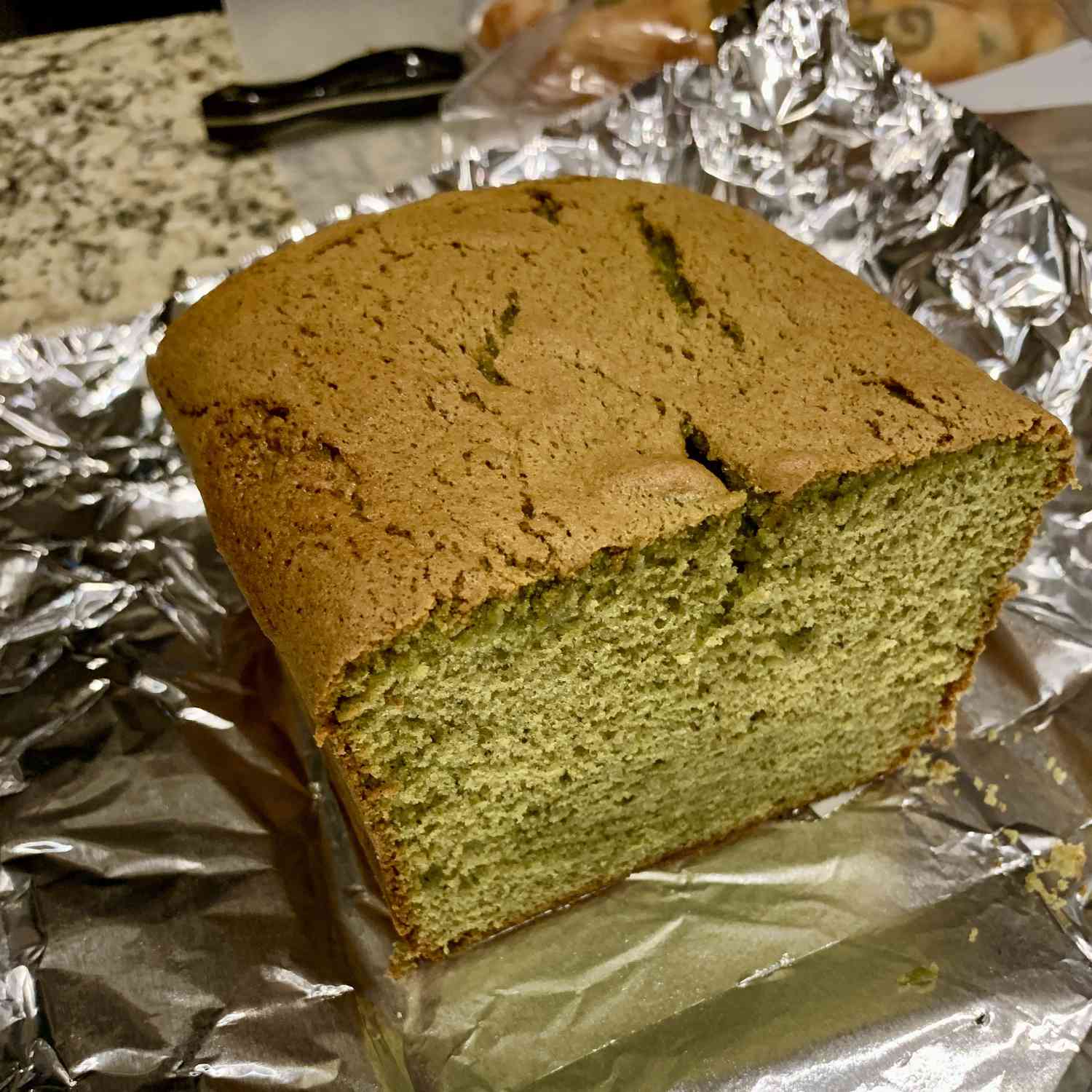 Matcha Kasutera Bread