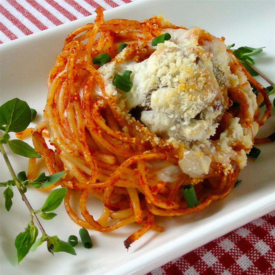 Meatball Spaghetti Bites