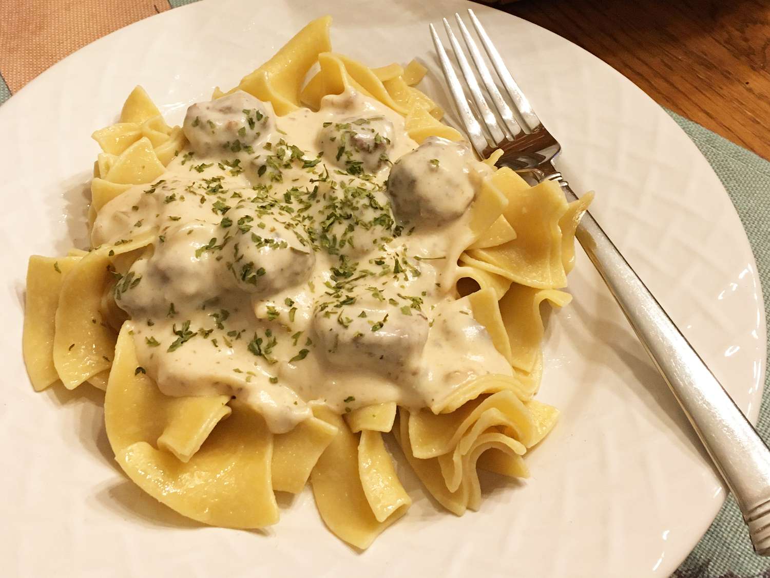 Meatball Stroganoff