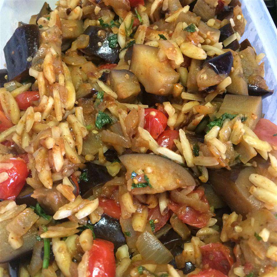 Mediterranean Eggplant with Almonds