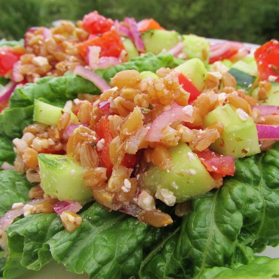 Mediterranean Farro Salad
