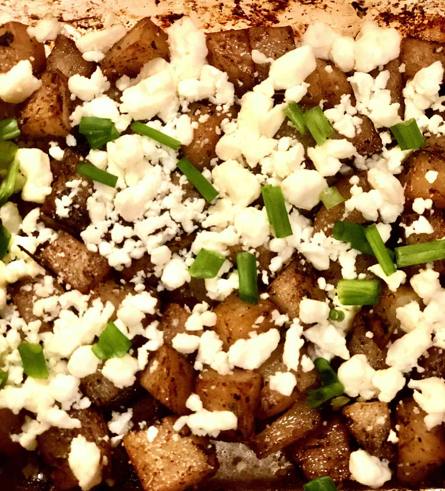 Mediterranean Feta Roasted Potatoes