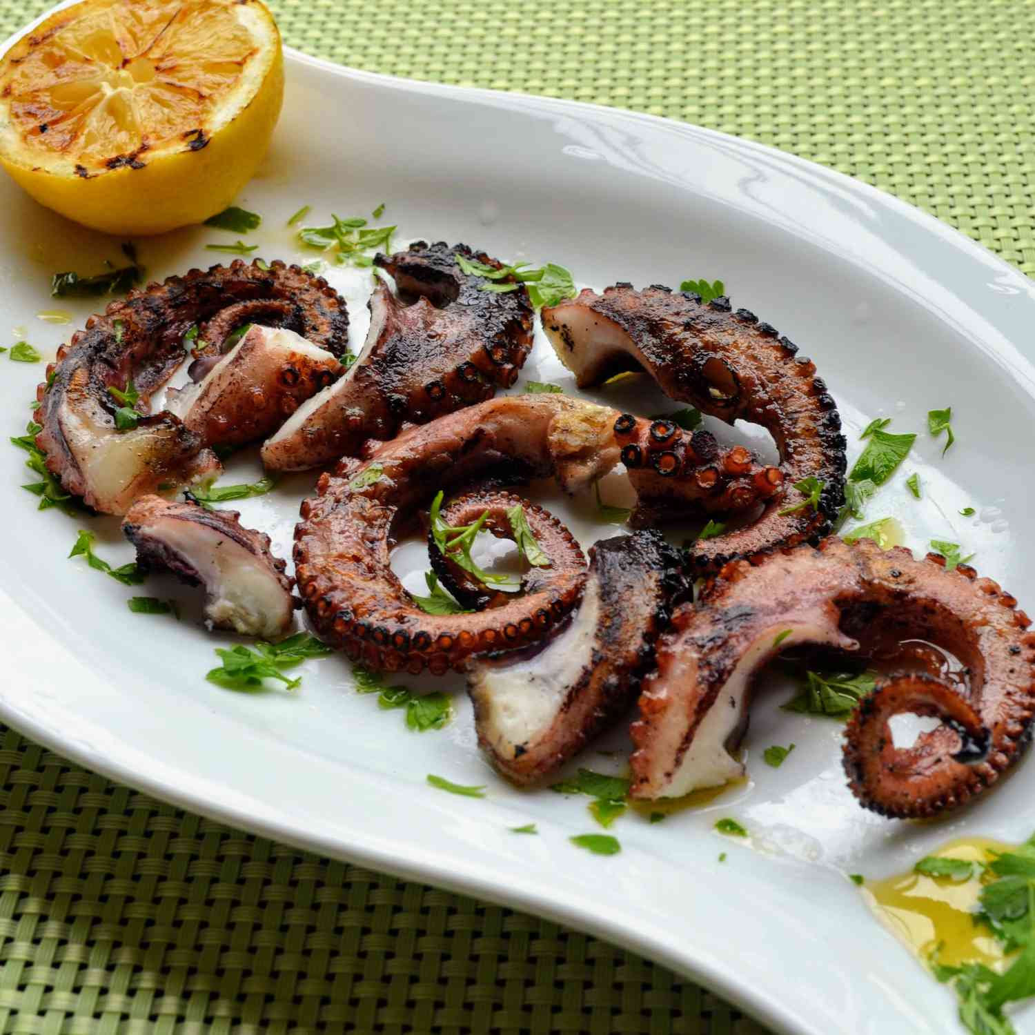 Mediterranean Grilled Octopus