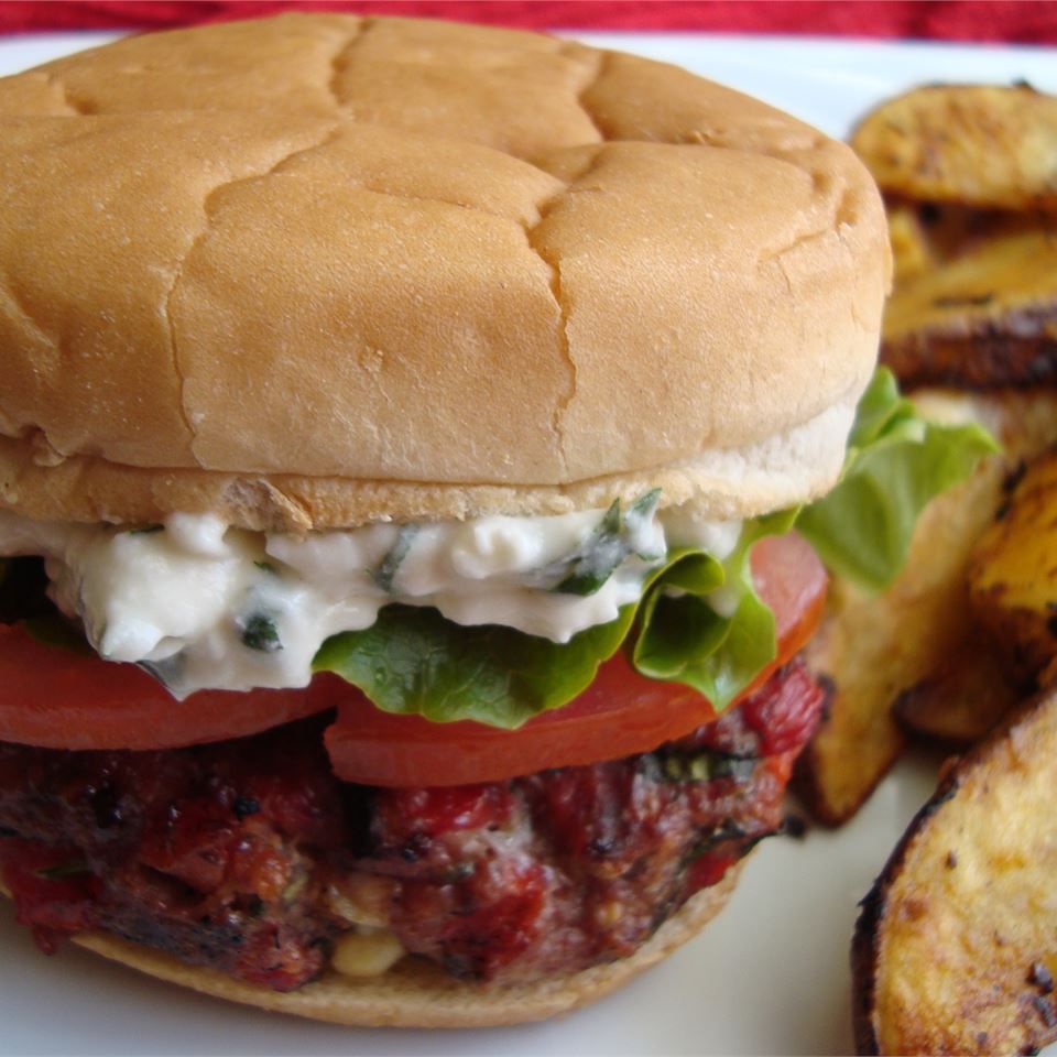 Mediterranean-Style Greek Burgers