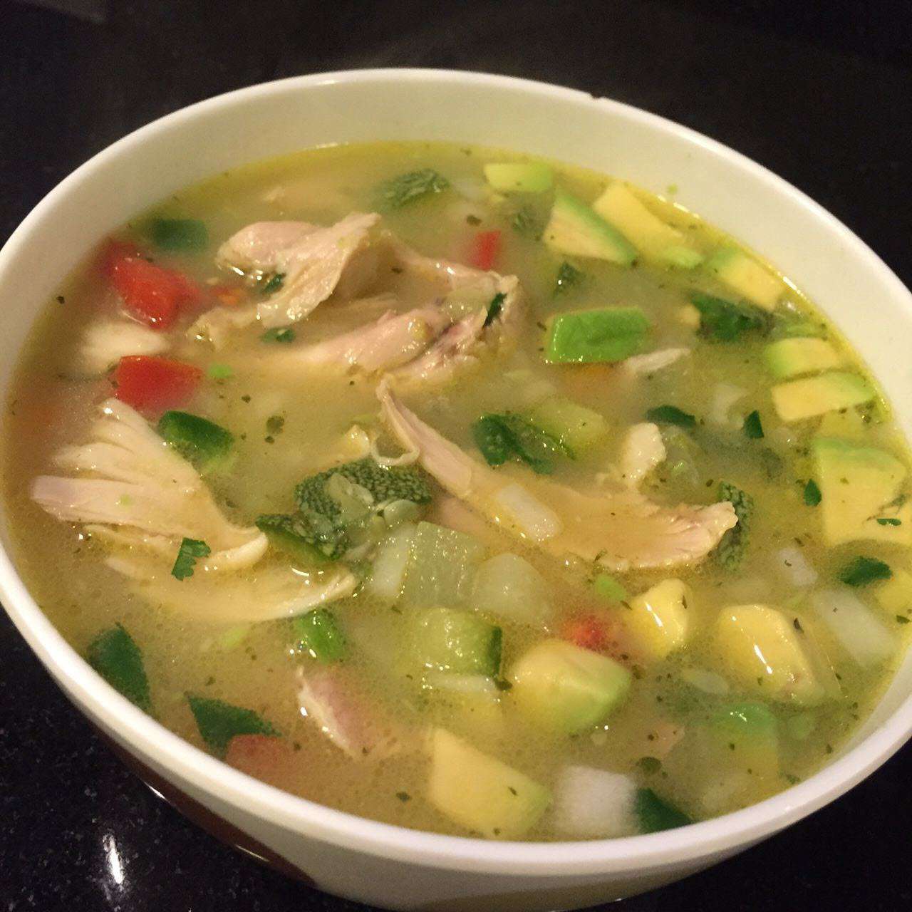 Mexican Chicken and Rice Soup