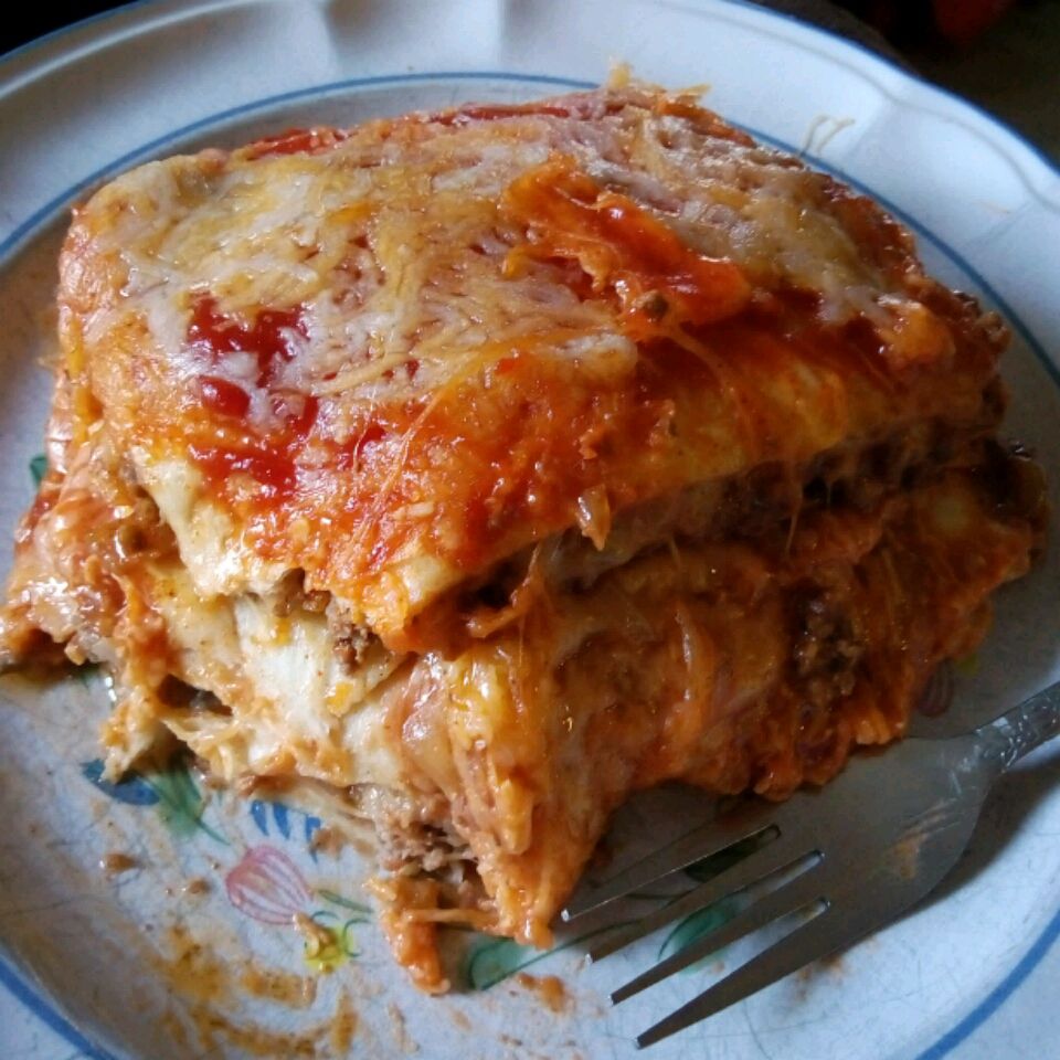Mexican Lasagna with Tortillas