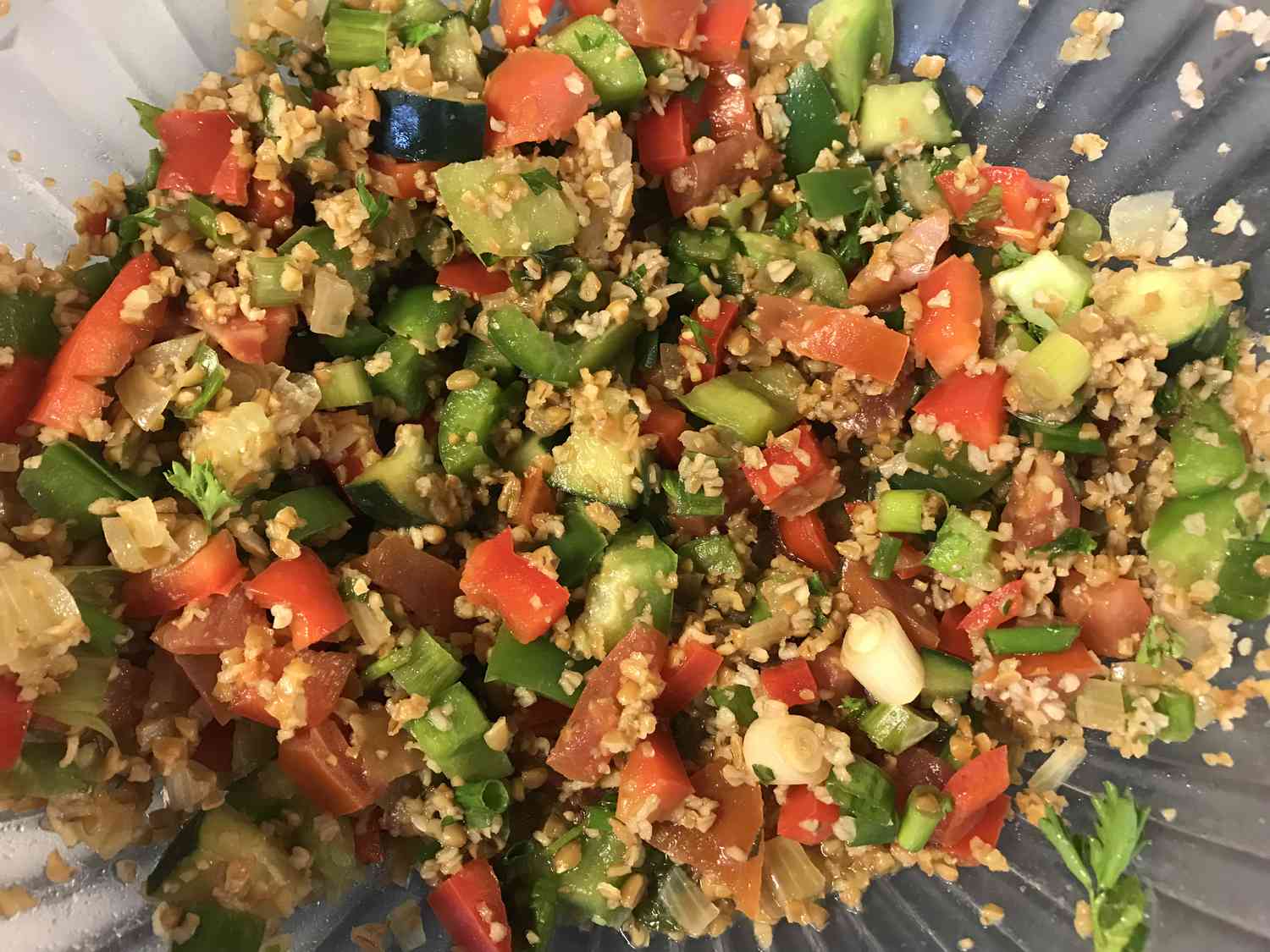Middle Eastern Bulgur Salad with Pomegranate