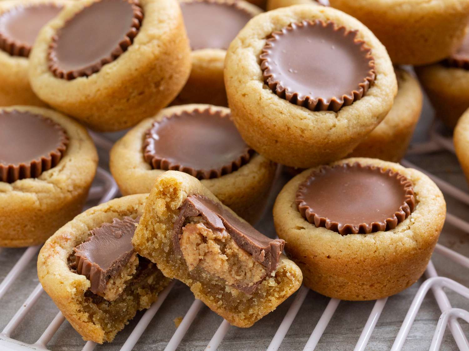 Mini Peanut Butter Cup Cookies