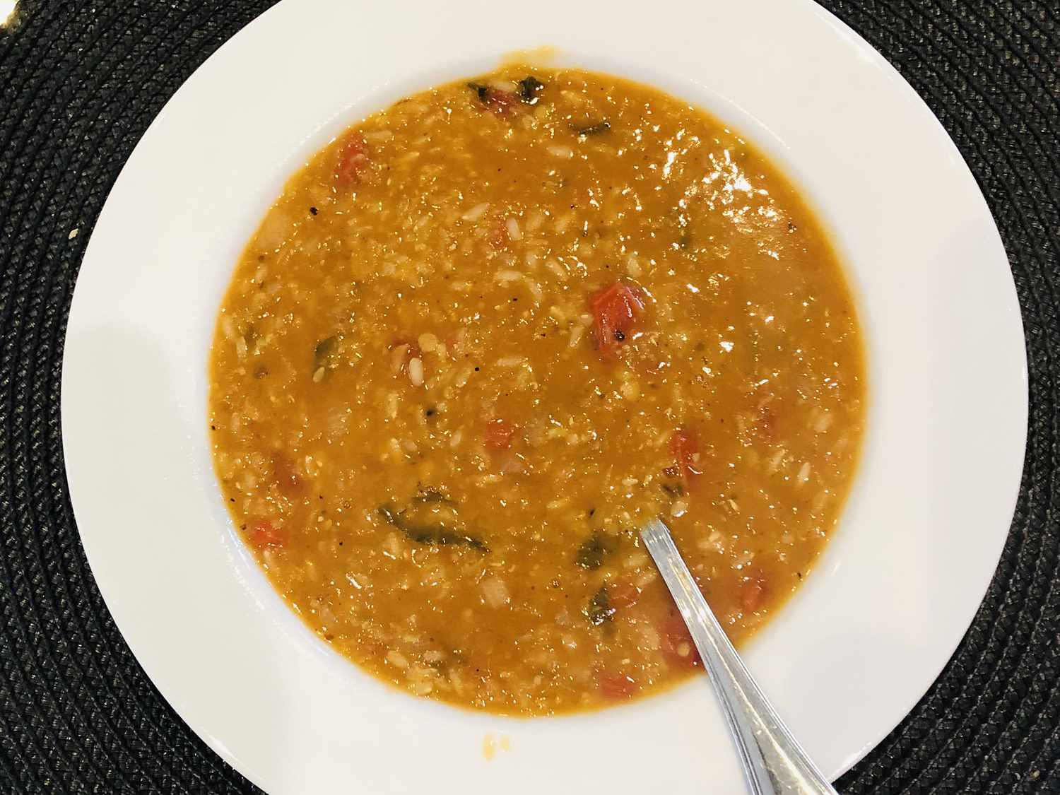 Minty Red Lentil Soup