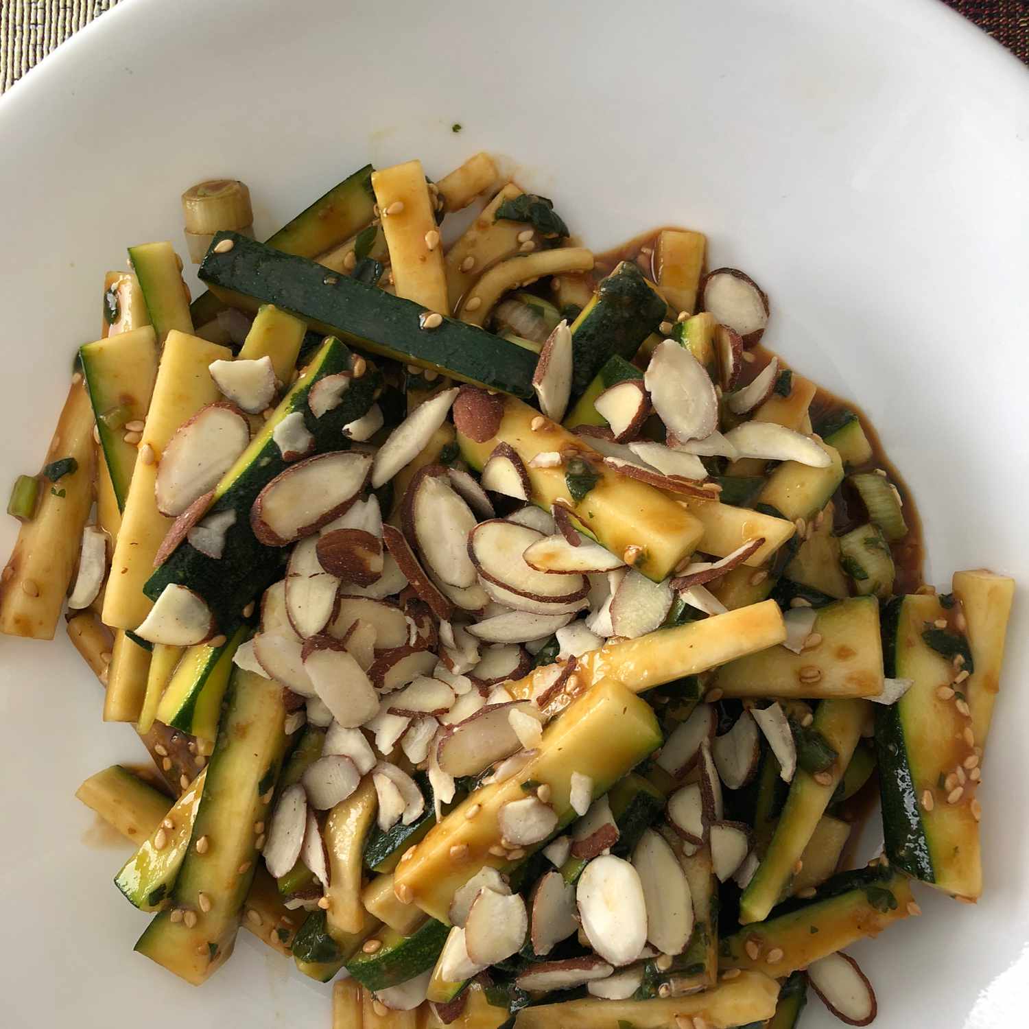 Miso Zucchini Salad