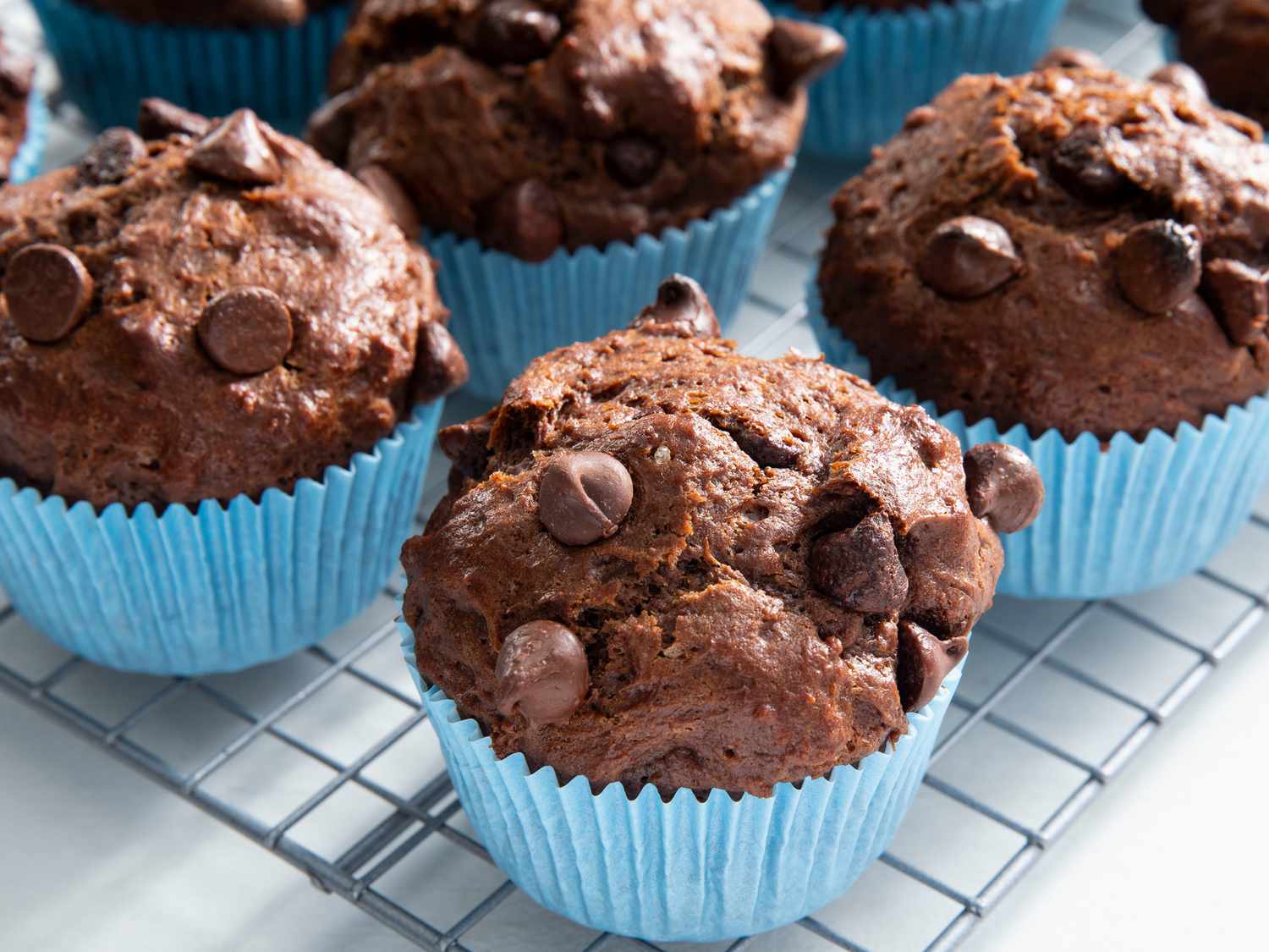 Moist Chocolate Chip Muffins