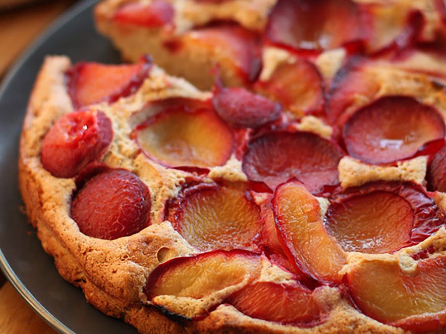Moist Fresh Plum Cake