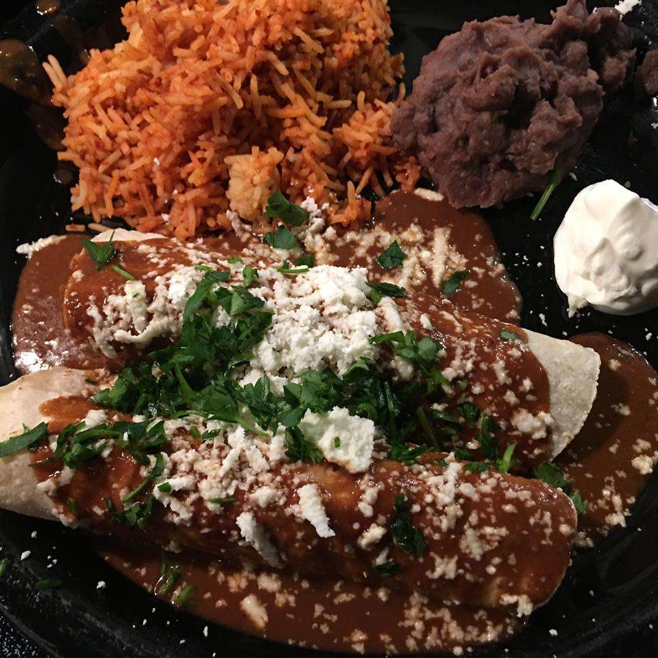 Mole Sauce Chicken Enchiladas