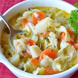 Mom Moak's Creamy Chicken Noodle Soup
