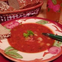 Mom's Ham and Bean Stew