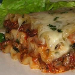 Moose Meat Lasagna