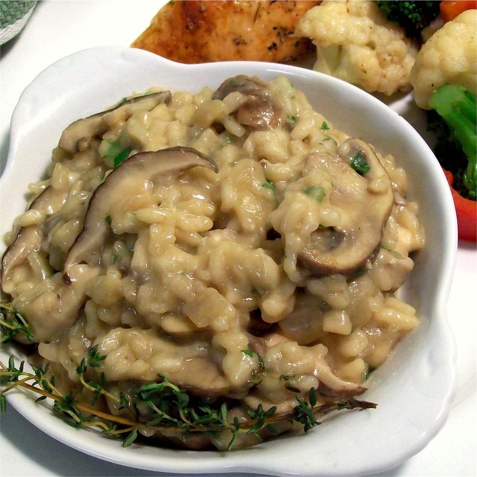 Mushroom and Thyme Risotto