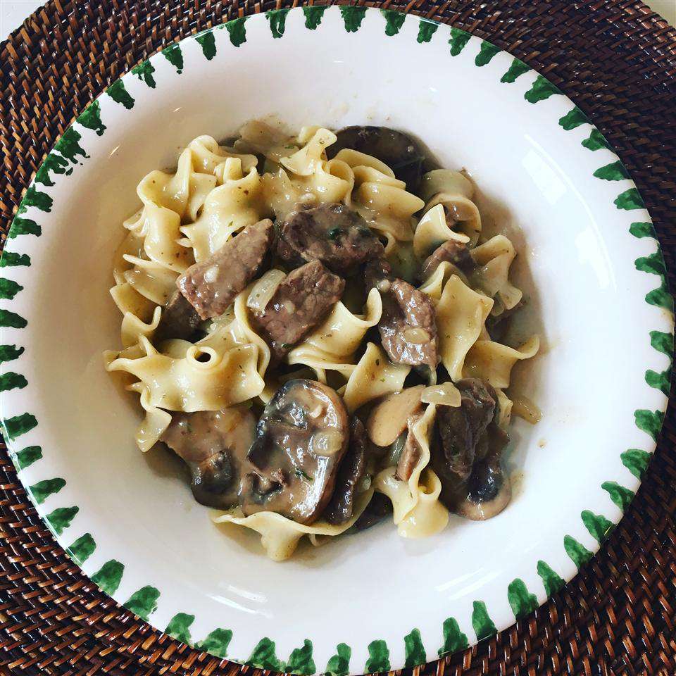 Mushroom Beef Stroganoff