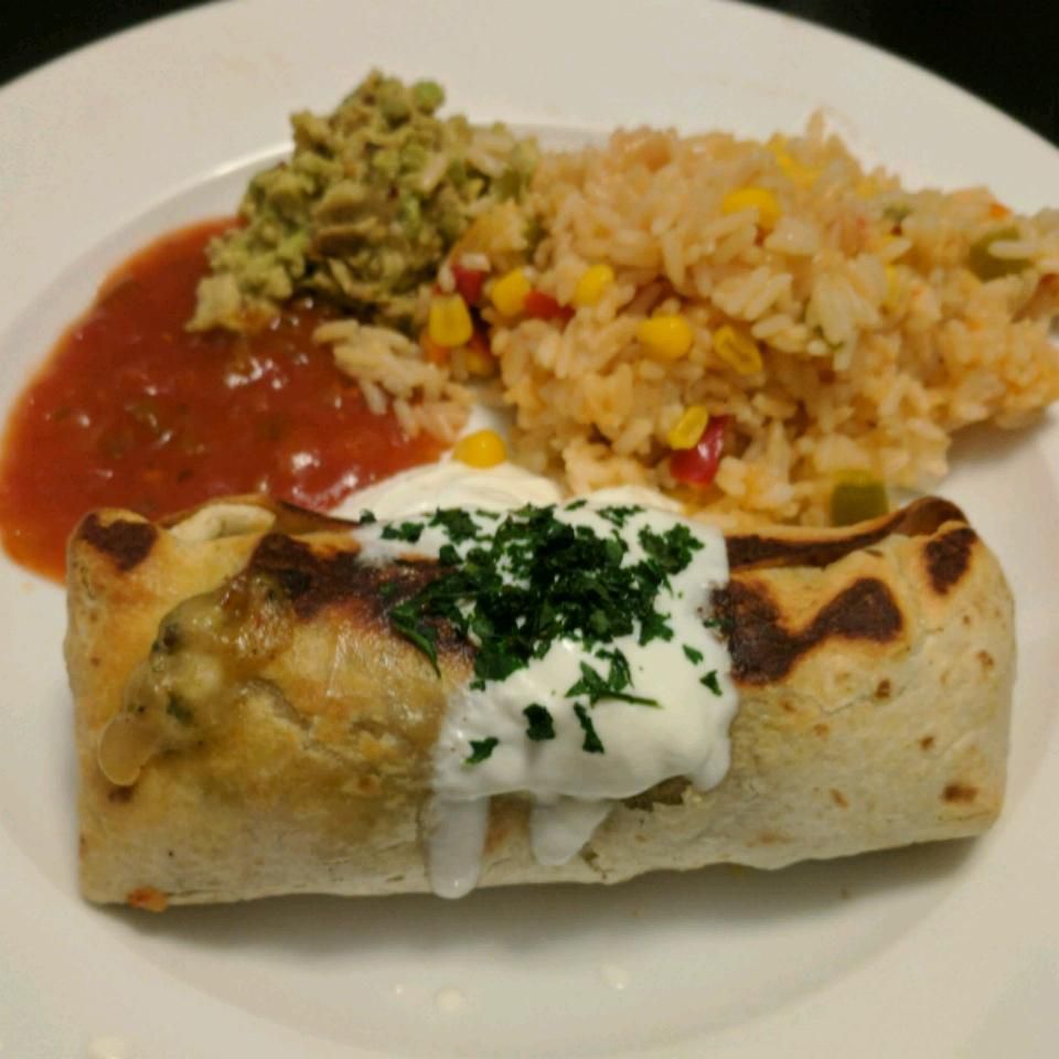 Mushroom Chicken Chimichangas
