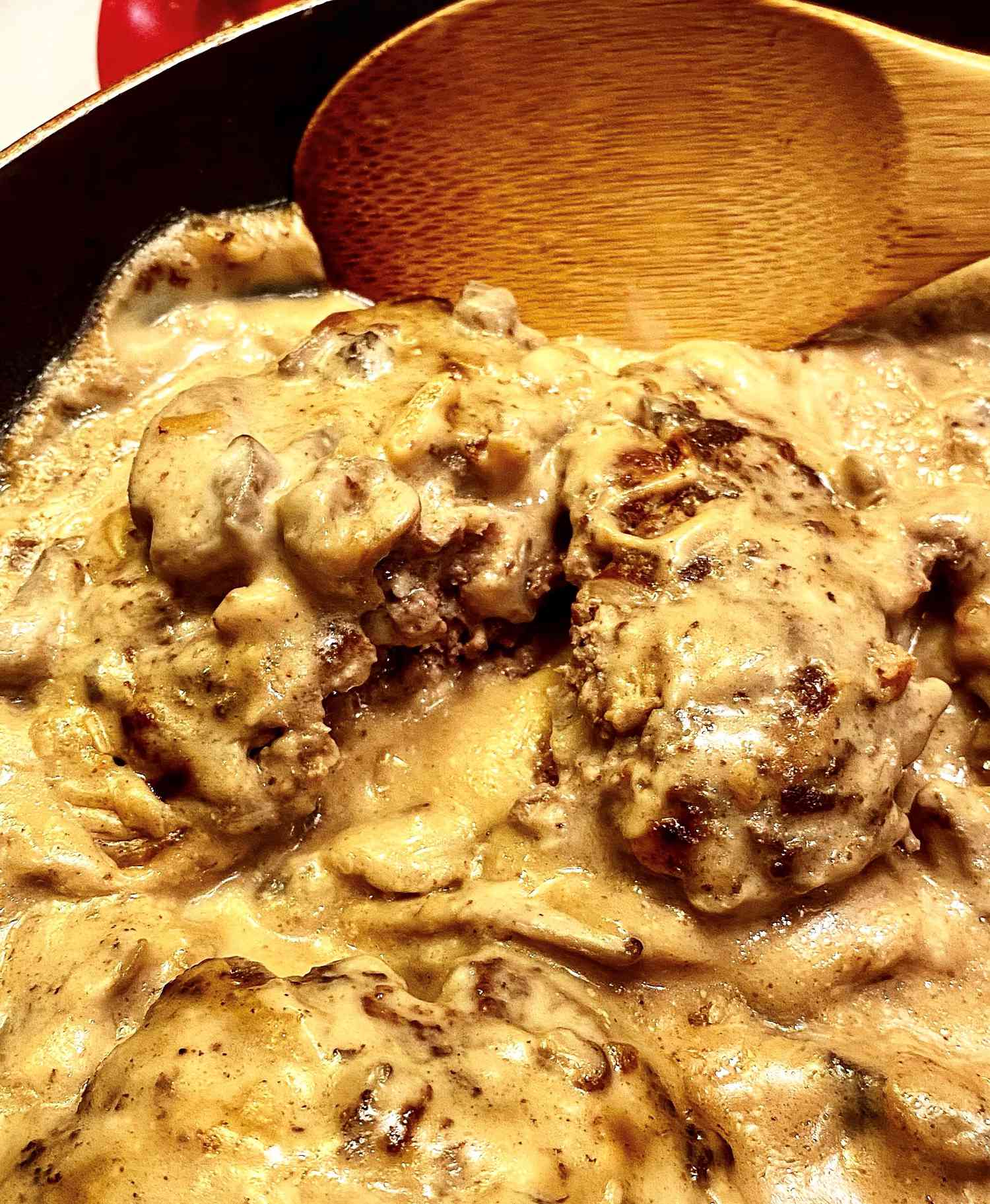 Mushroom Gravy Hamburger Steaks
