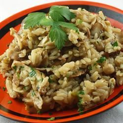 Mushroom Rice Pilaf