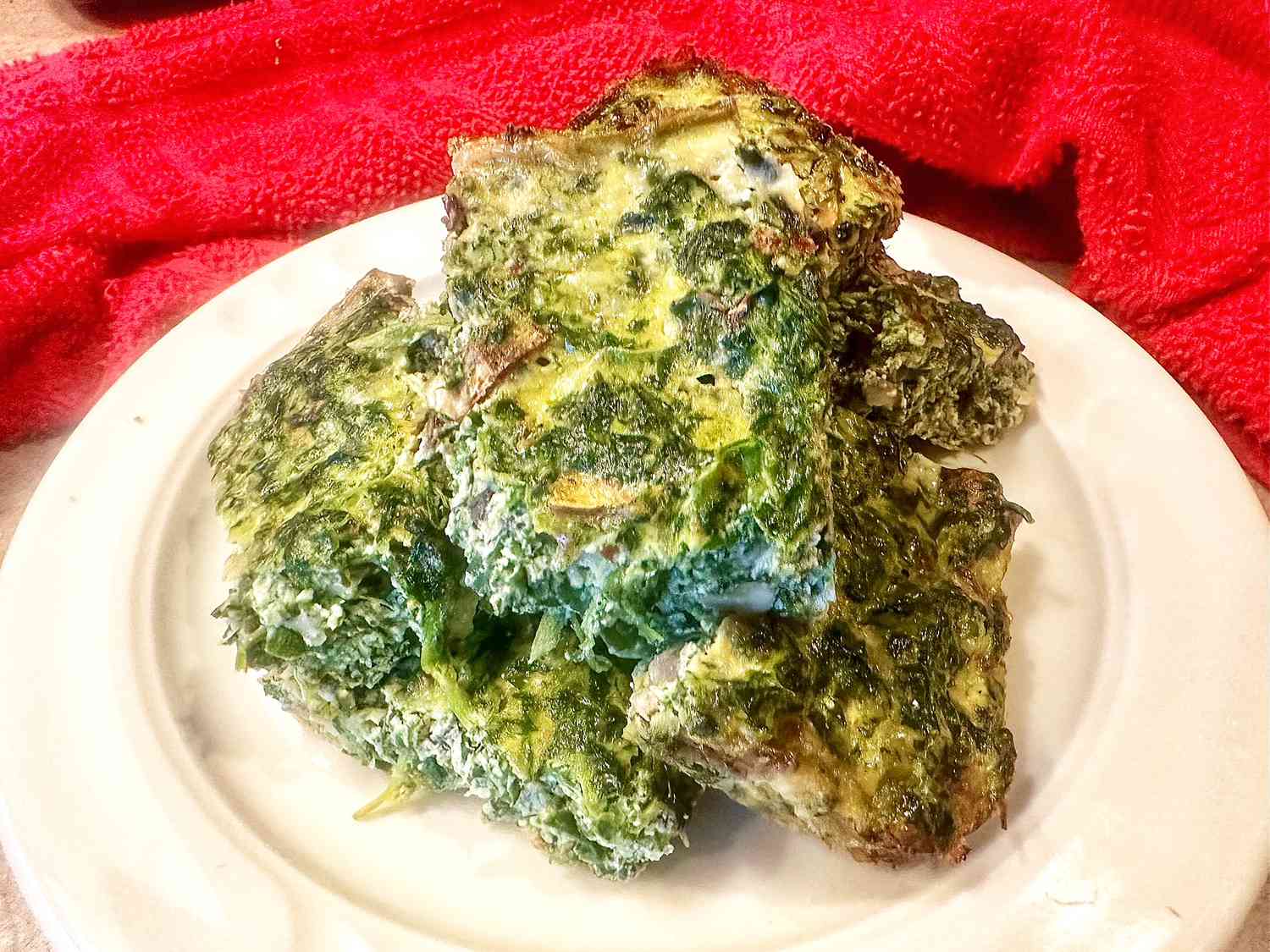 Mushroom Spinach Frittata