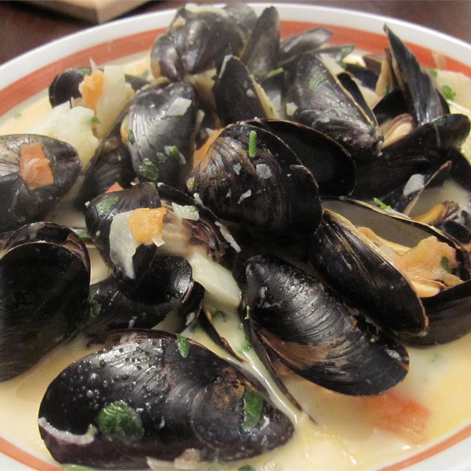 Mussels with Fennel and Ouzo
