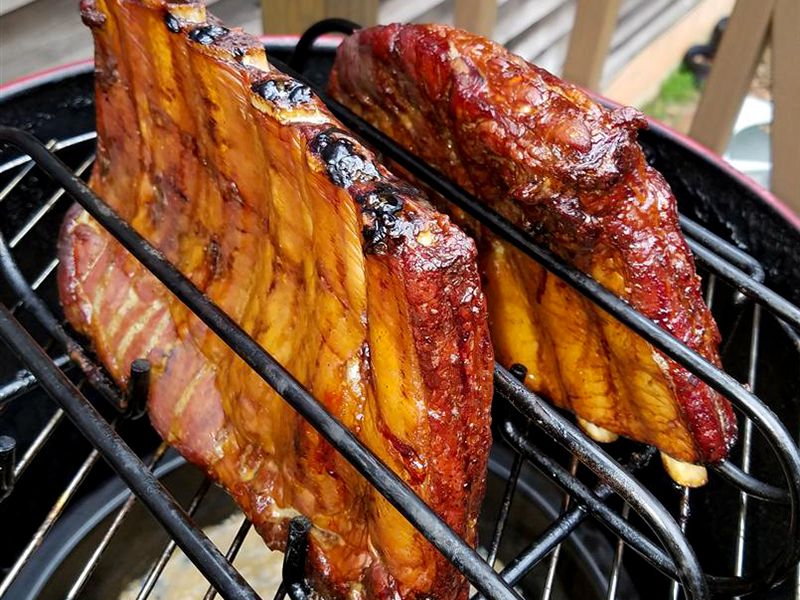 Mustard-Glazed Carolina Ribs